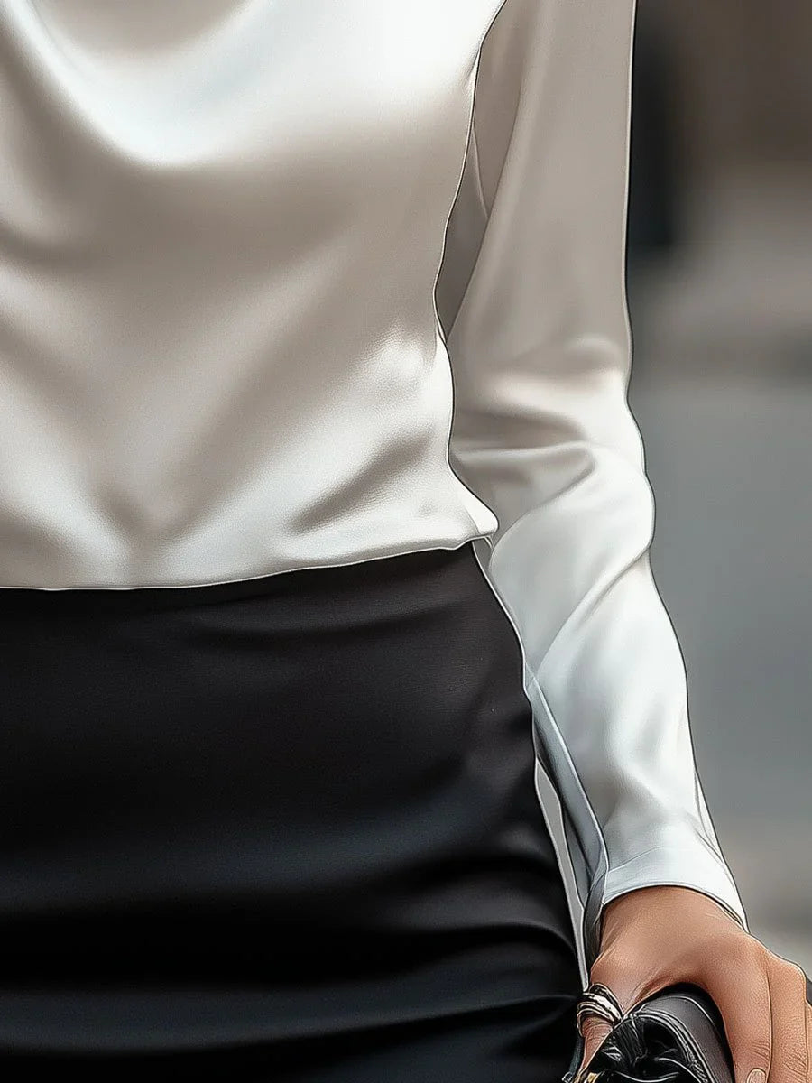 Opal Grace Butter Silk Blouse