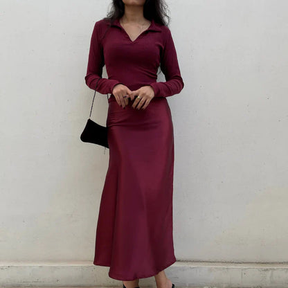 Bloom Butter Silk Co-Ord Set