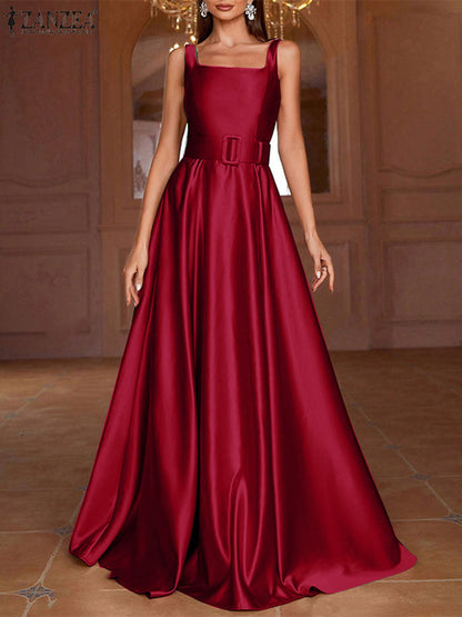 ZANZEA Butter Silk Robe Dress