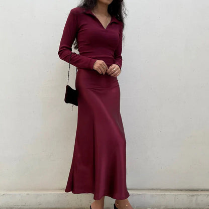 Bloom Butter Silk Co-Ord Set