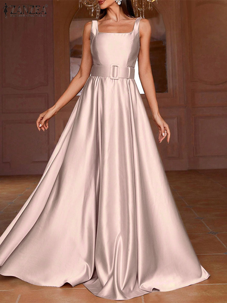 ZANZEA Butter Silk Robe Dress