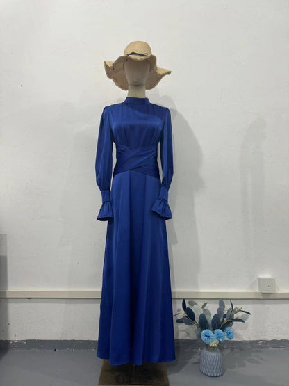 Butter Silk Flare Sleeve Dress