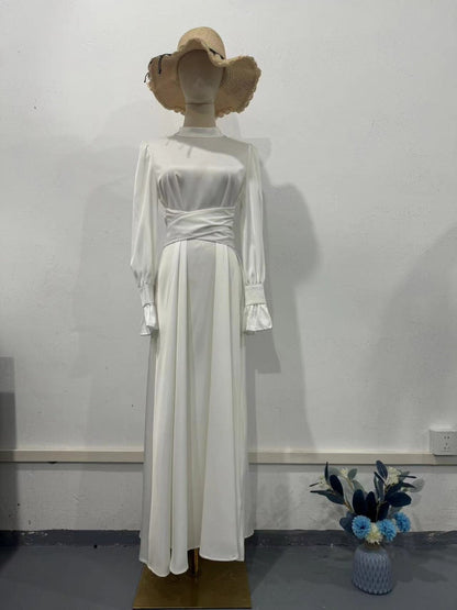 Butter Silk Flare Sleeve Dress