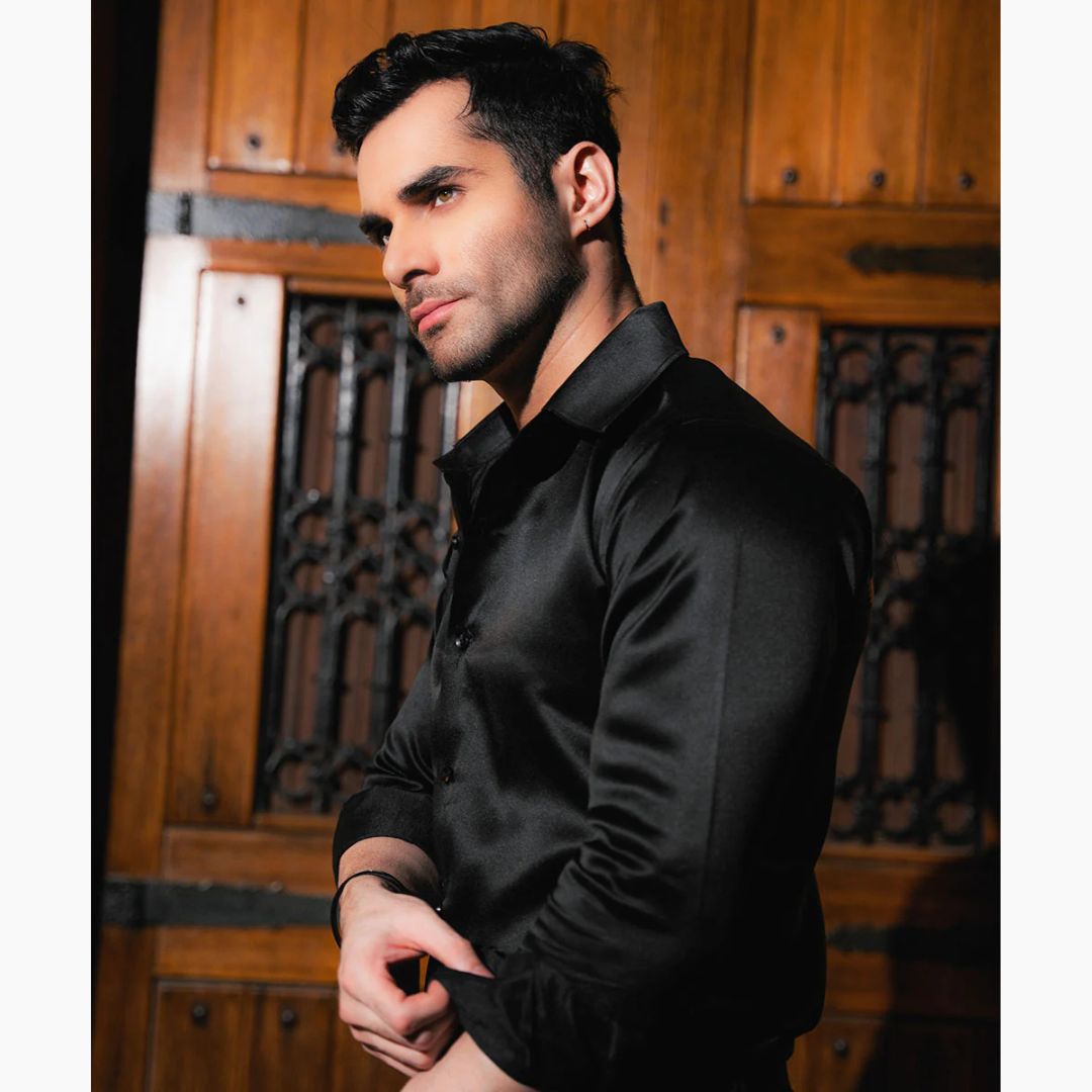 Black Diamond Silk Men's Shirt