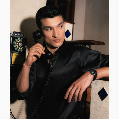 Black Diamond Silk Men's Shirt