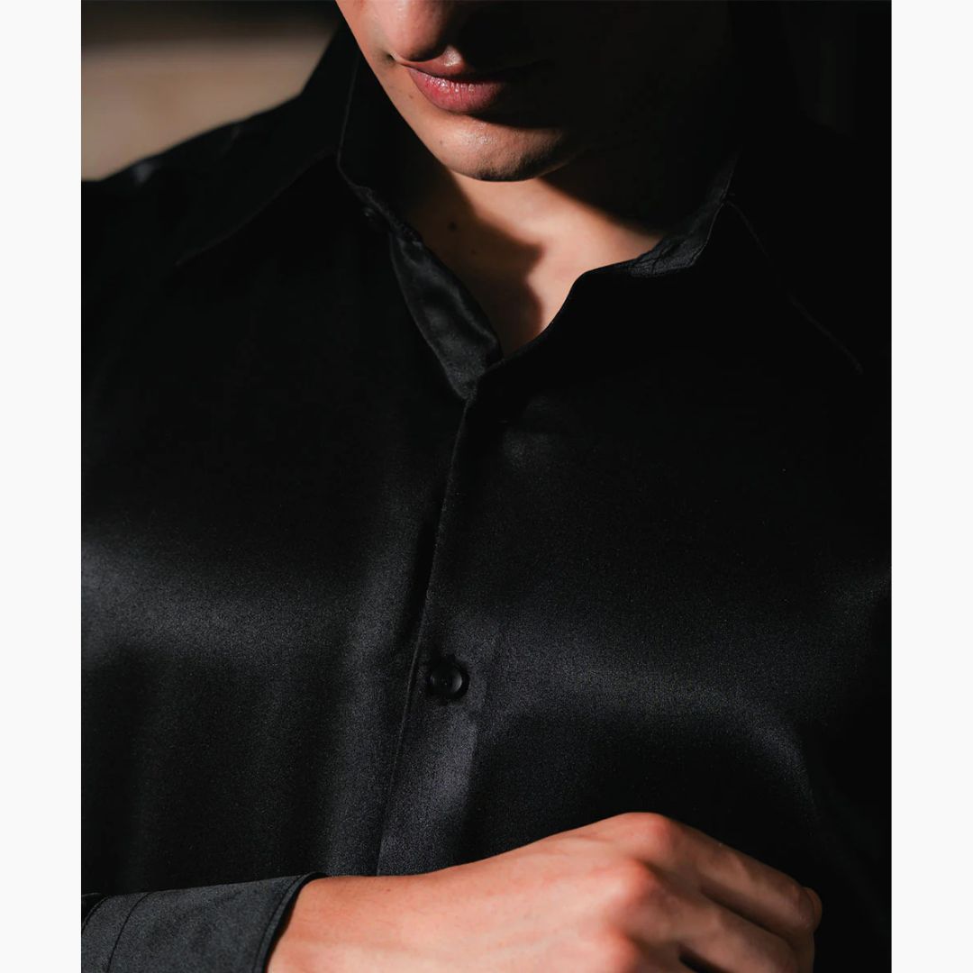Black Diamond Silk Men's Shirt