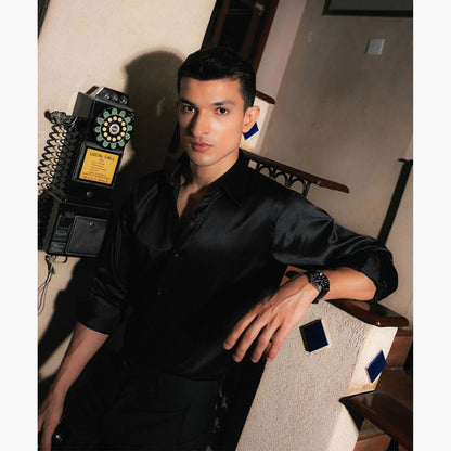 Black Diamond Silk Men's Shirt